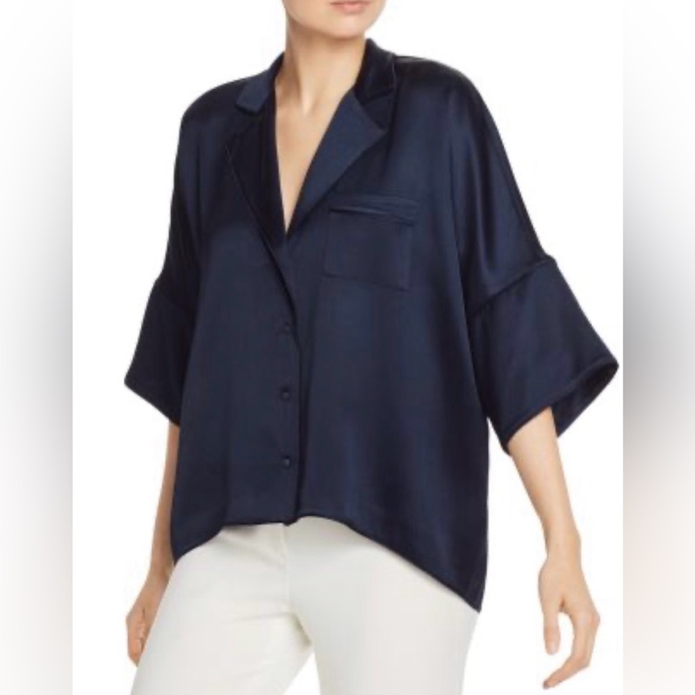 Joie Desmonda Button-Down Top, Size L
